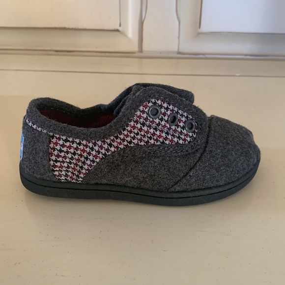 TOMS Size Tiny 7 Multi Houndstooth toddler - Picture 5 of 8